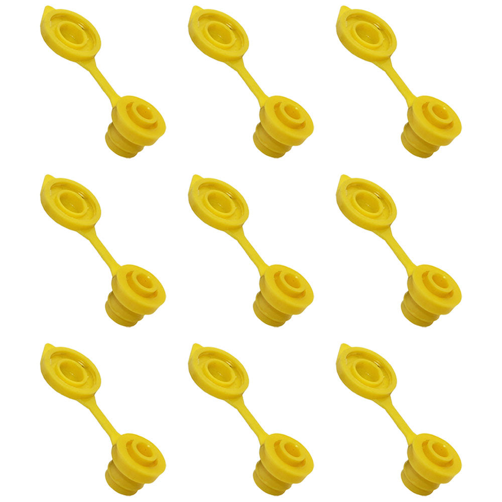 Nine (9) New Fuel Jug Vent Caps For Gas Diesel Fuel Kerosene Water Cans