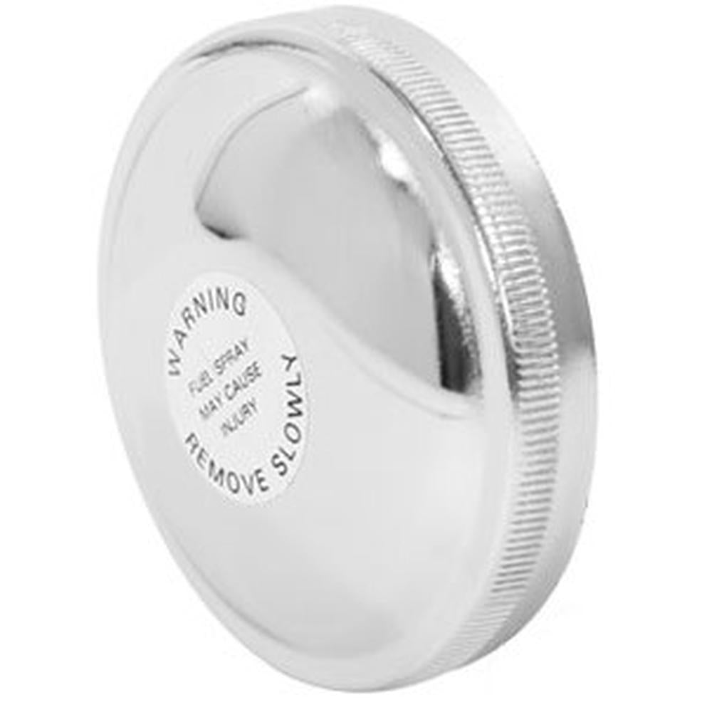 Silver Fuel Cap w/ Ridges Fits John Deere Replaces AT20911-SILVER