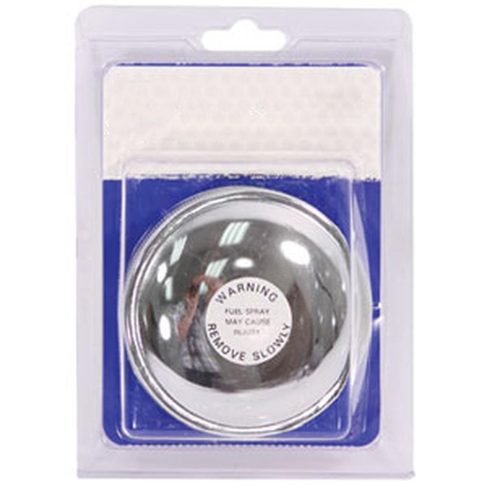 Silver Fuel Cap with Ridges Fits Ford/New Holland Replaces 81811847
