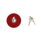 Red Fuel Cap with Vent Hole (Plastic) Fits Massey Ferguson 1698042M91, 963023M1