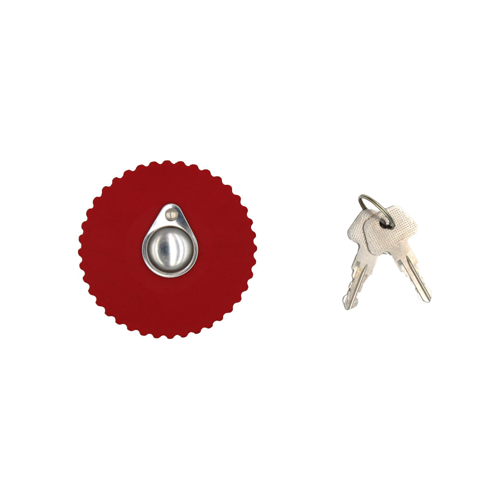 Red Fuel Cap with Vent Hole (Plastic) Fits David Brown Replaces K304590