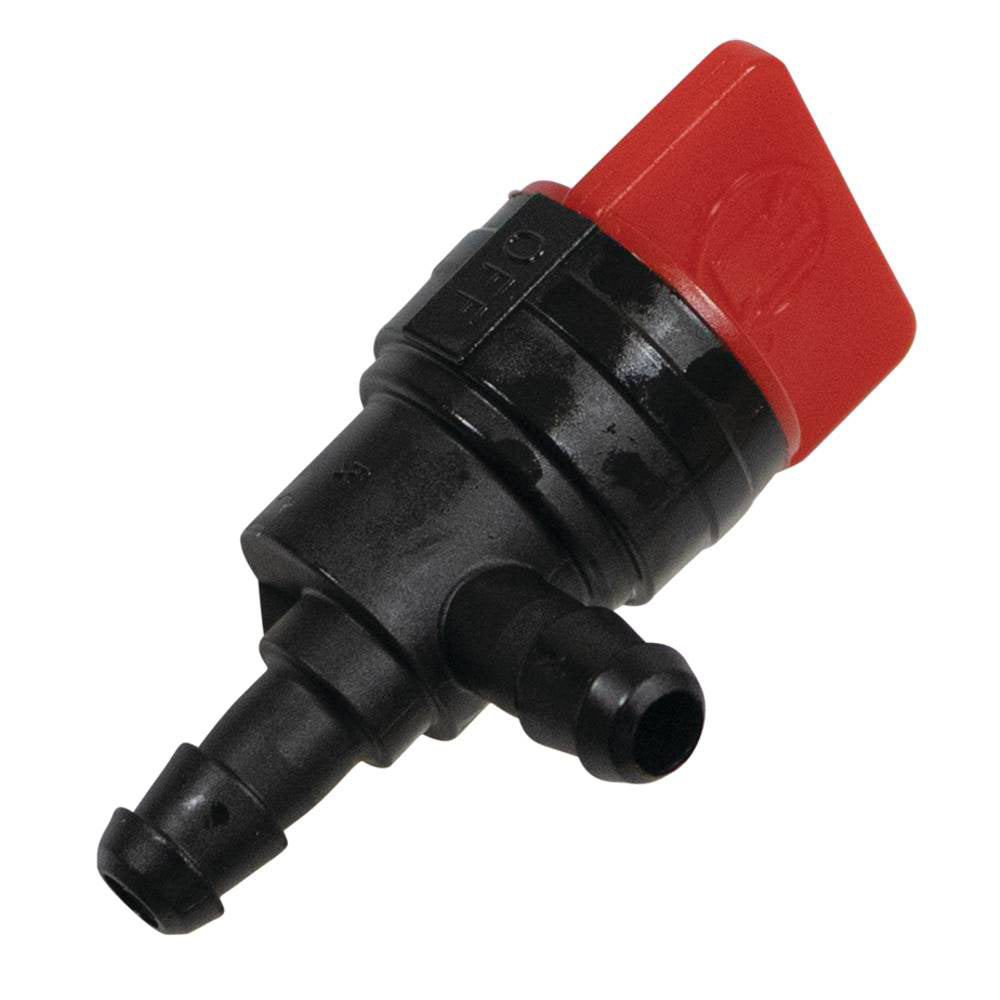 One New 1/4" Inline Fuel Shut-off Valve, 90° Fits Briggs and Stratton 698180