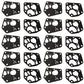 10pcs Carburetor Diaphragm Gasket Kit Fits Briggs and Stratton 495770 795083 508