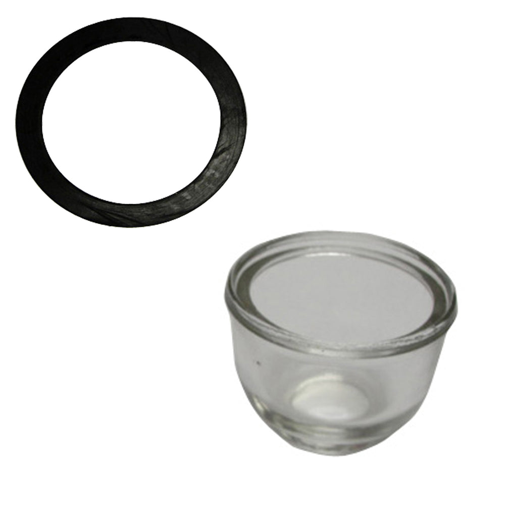 NAA9160A 9N9162 Rubber Gasket & Fuel Sediment Glass Bowl Fits Ford 2N 8N 9N NAA
