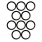 (10) - Fuel Gas Sediment Bowl Rubber Gasket Fits IH Fits FARMALL A B Fits Cub C
