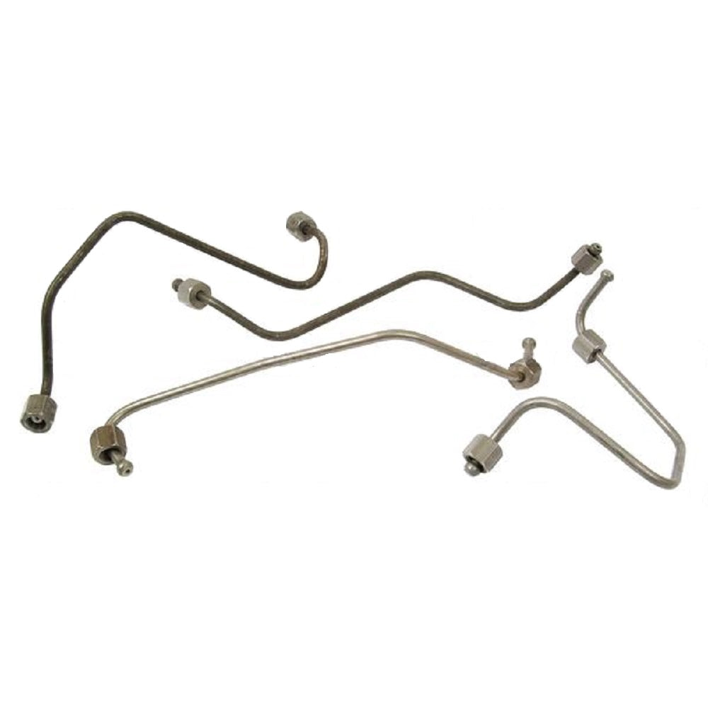 4-Cyl. Fuel Injector Line Pipe Set Fits Perkins Replaces 35343025