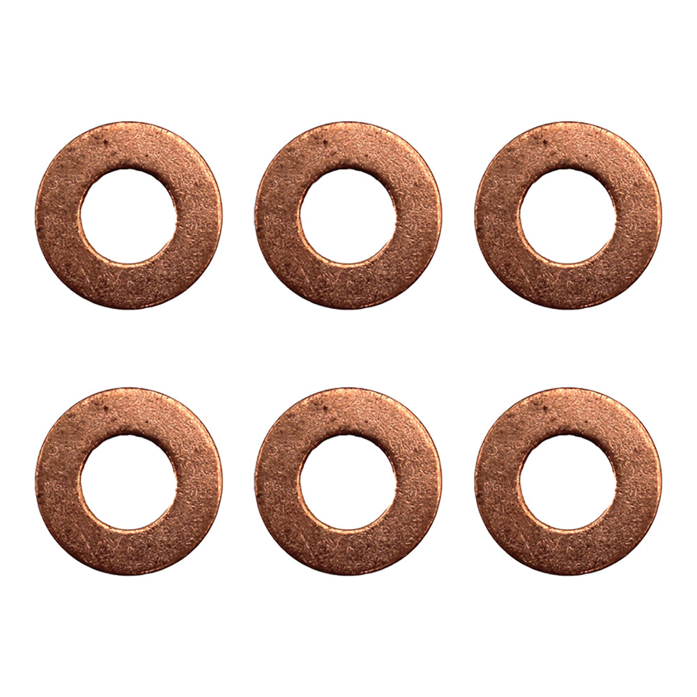 Qty 6: Injector Washer Fits Perkins Replaces 0921173