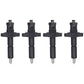 Set of 4 Fuel Injectors For 4 Cylinder Fits Ford New Holland Tractors