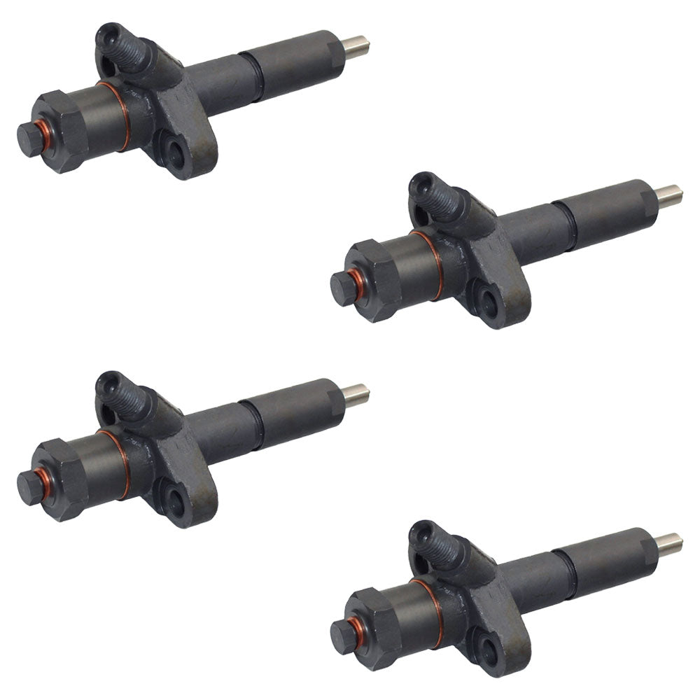 Set of 4 Fuel Injectors For 4 Cylinder Fits Ford New Holland Tractors