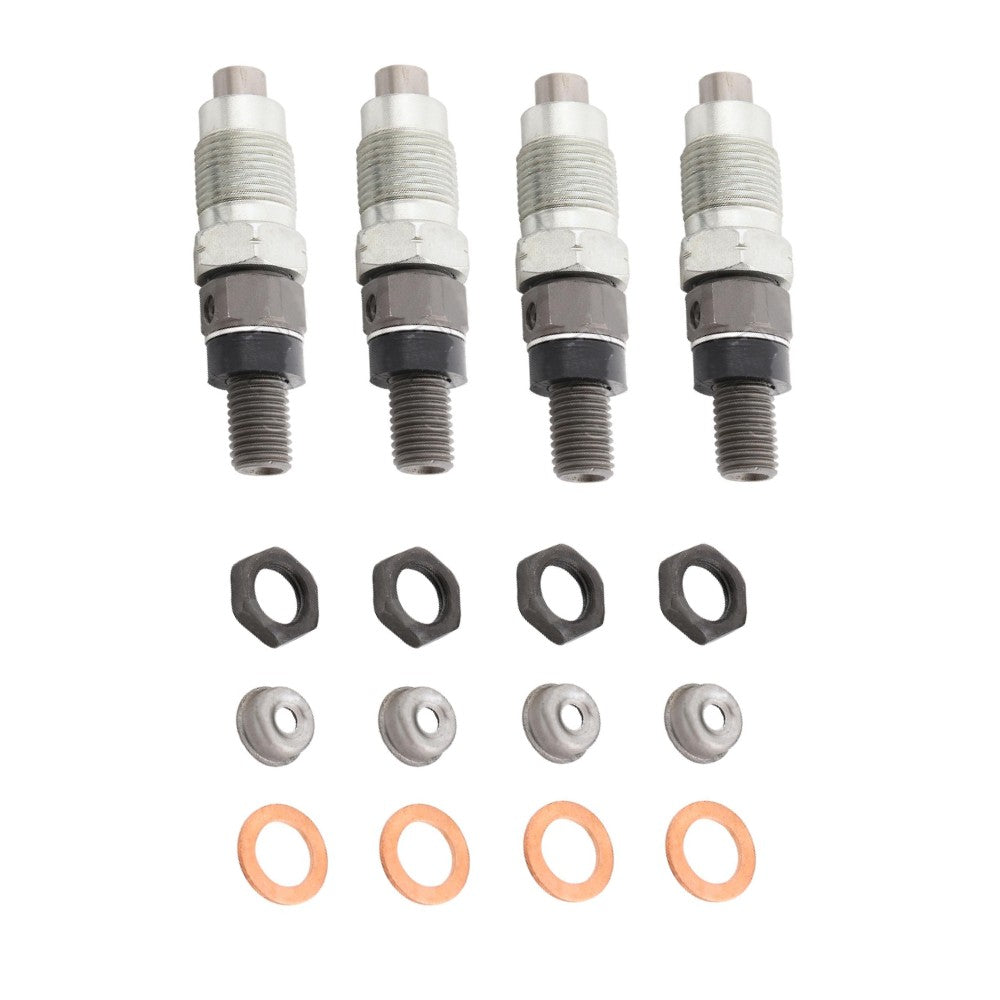Qty 4: Fuel Injectors Fits Kubota Replaces 16419-53000