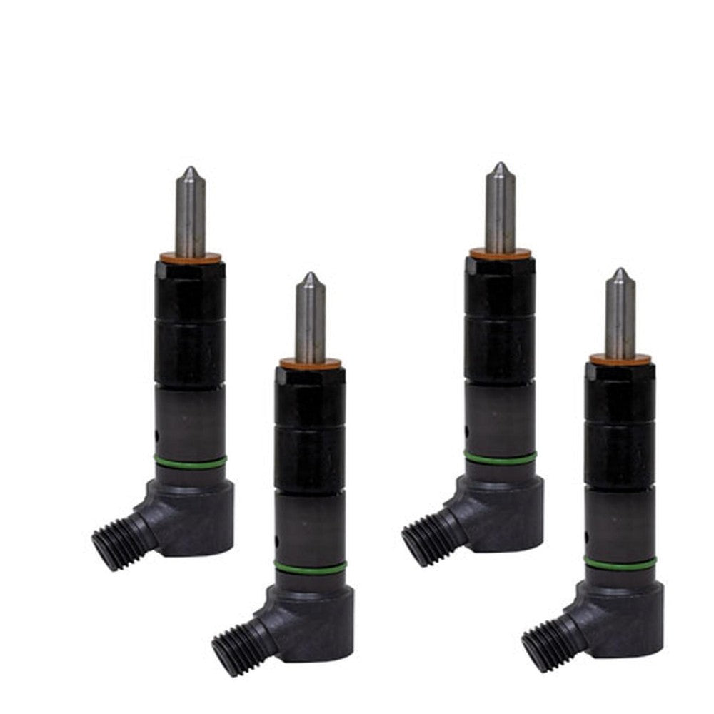 Qty 4: Injectors
 Fits John Deere Replaces RE529390