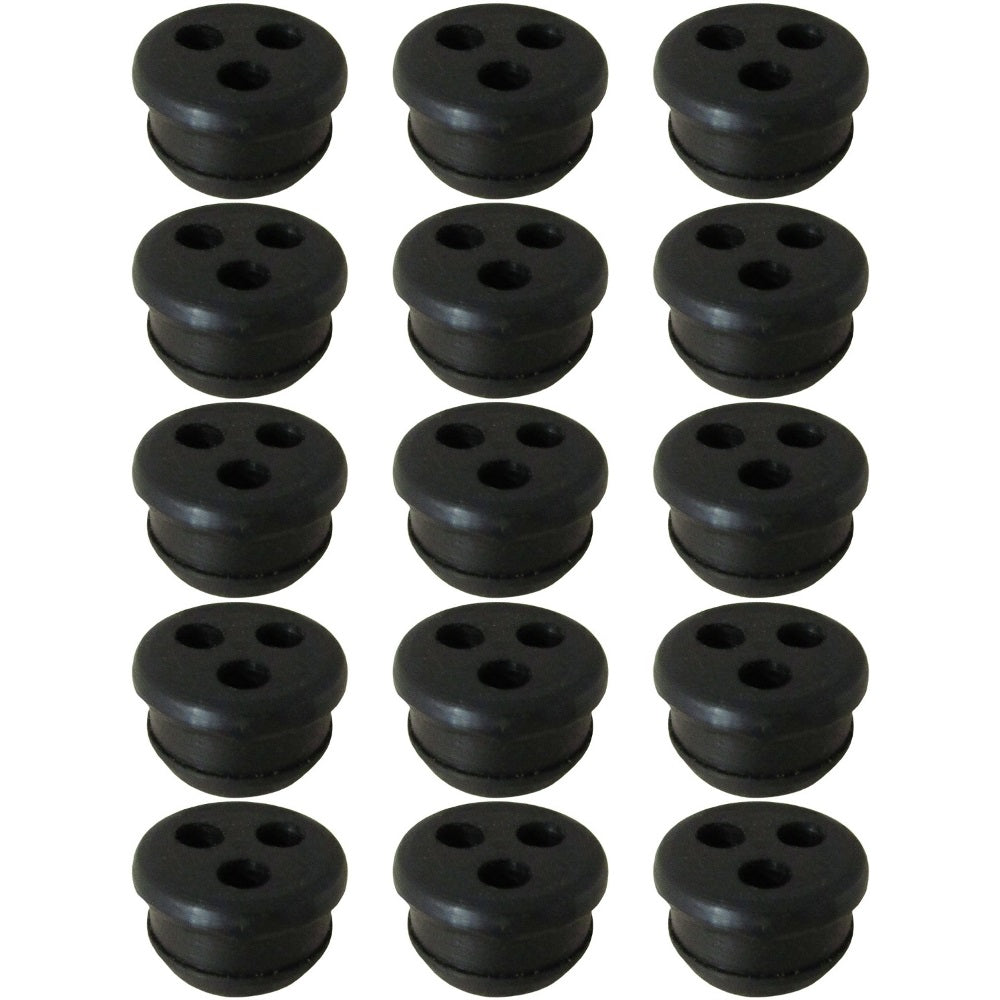 V137000030 Pack of (15) Fifteen Fuel Line 3 Hole Grommet for Echo 13211546730