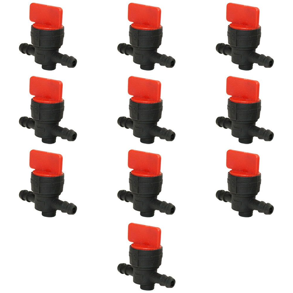 Qty 10: 1/4" In-Line Fuel Shut Off Valve
 Fits John Deere Replaces AM107340