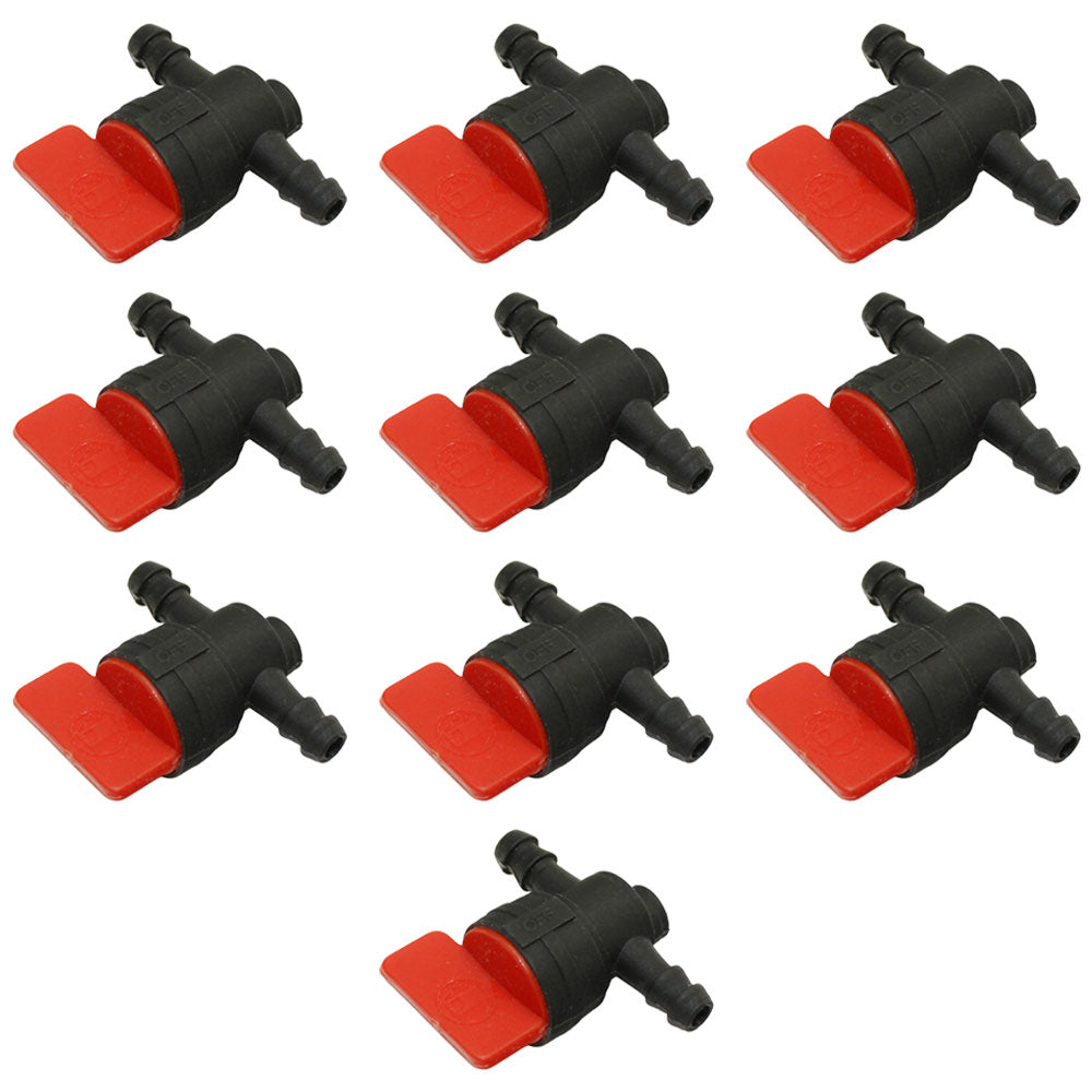 Qty 10: 1/4" In-Line Fuel Shut Off Valve
 Fits Toro Replaces 1-603770