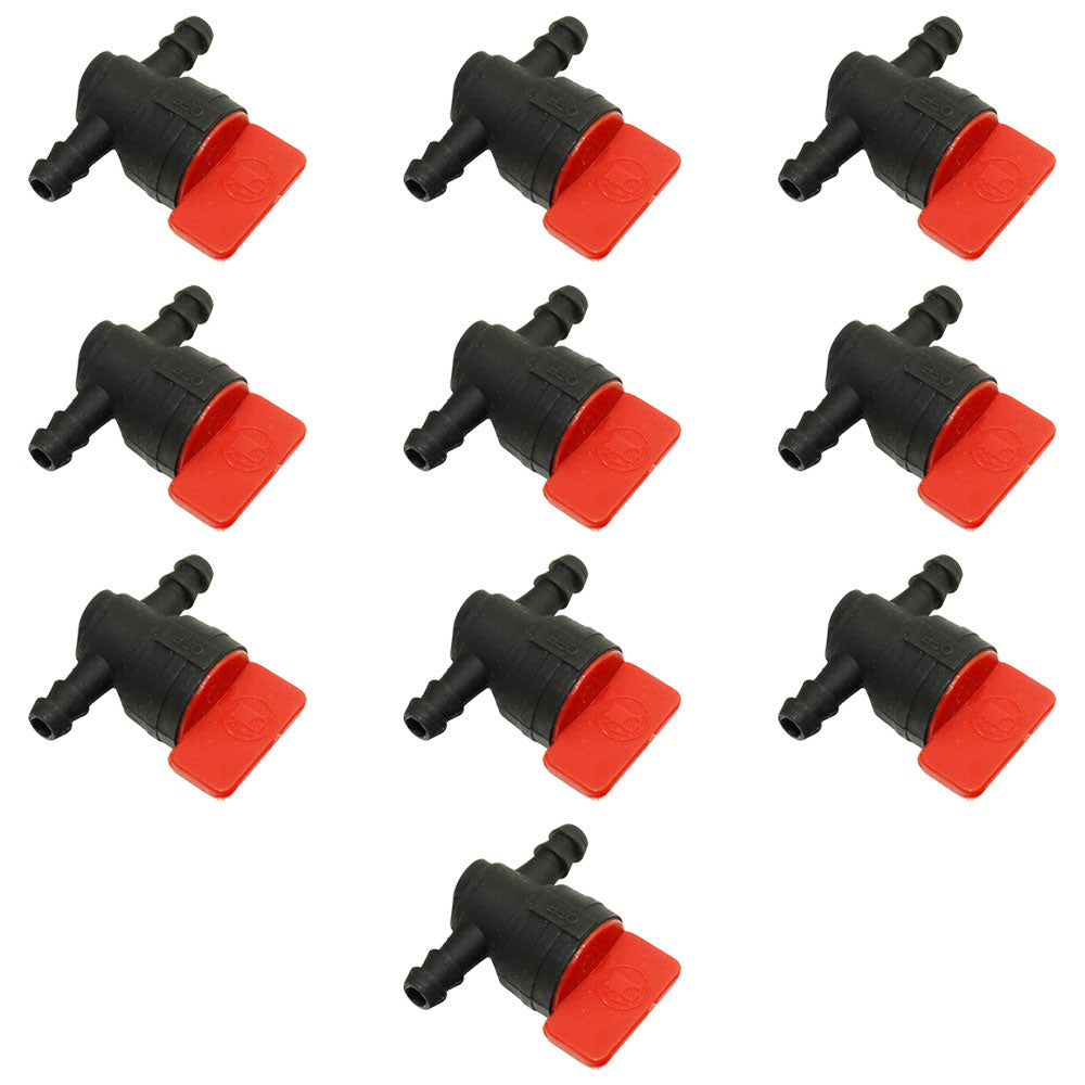 Qty 10: 1/4" In-Line Fuel Shut Off Valve
 Fits Exmark Replaces 1-603770