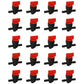 Qty 20: In-Line Fuel Shut Off Valve 1/4" 
 Fits Toro Replaces 1-603770