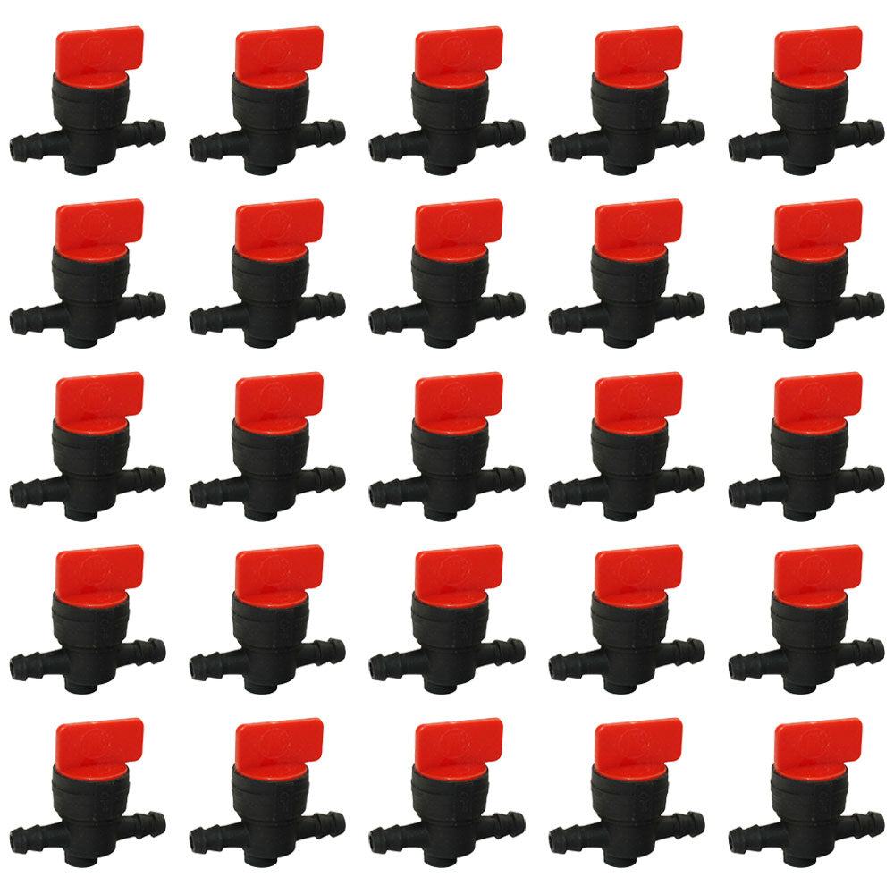 (25) AM107340 AM36141 Fuel Shutoff Cutoff Valves 1/4 In-Line Fits John Deere