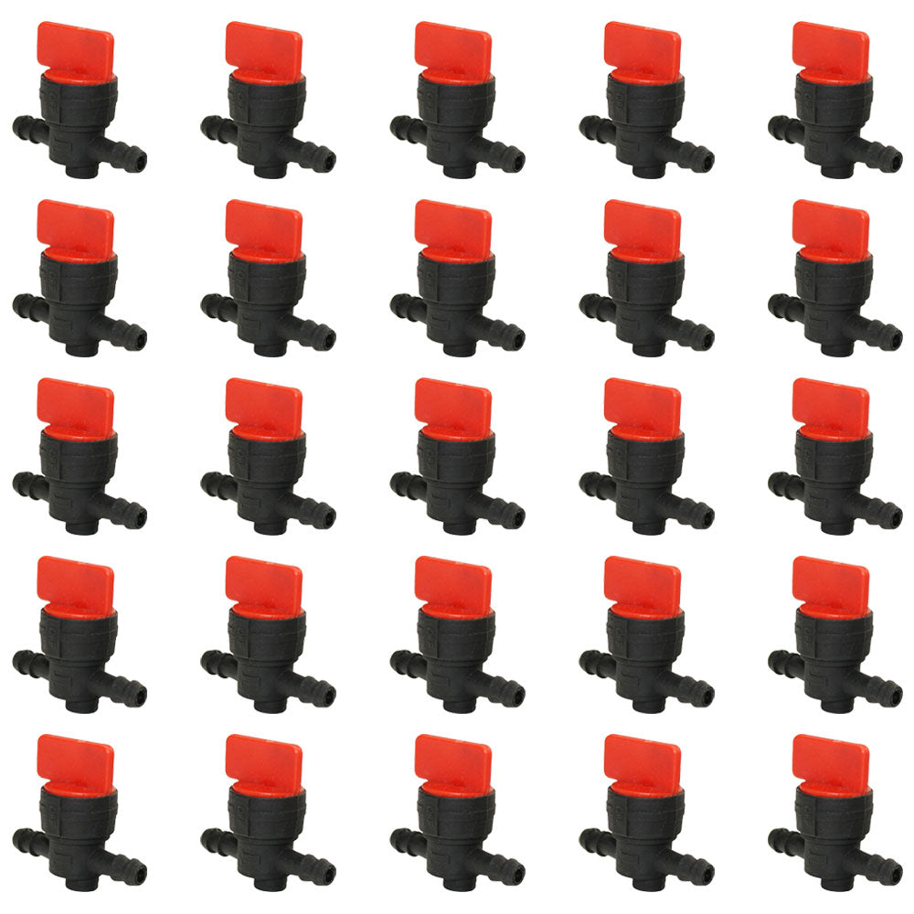 Qty 25: 1/4" In-Line Fuel Shut Off Valve Fits Snapper Replaces 2-4507