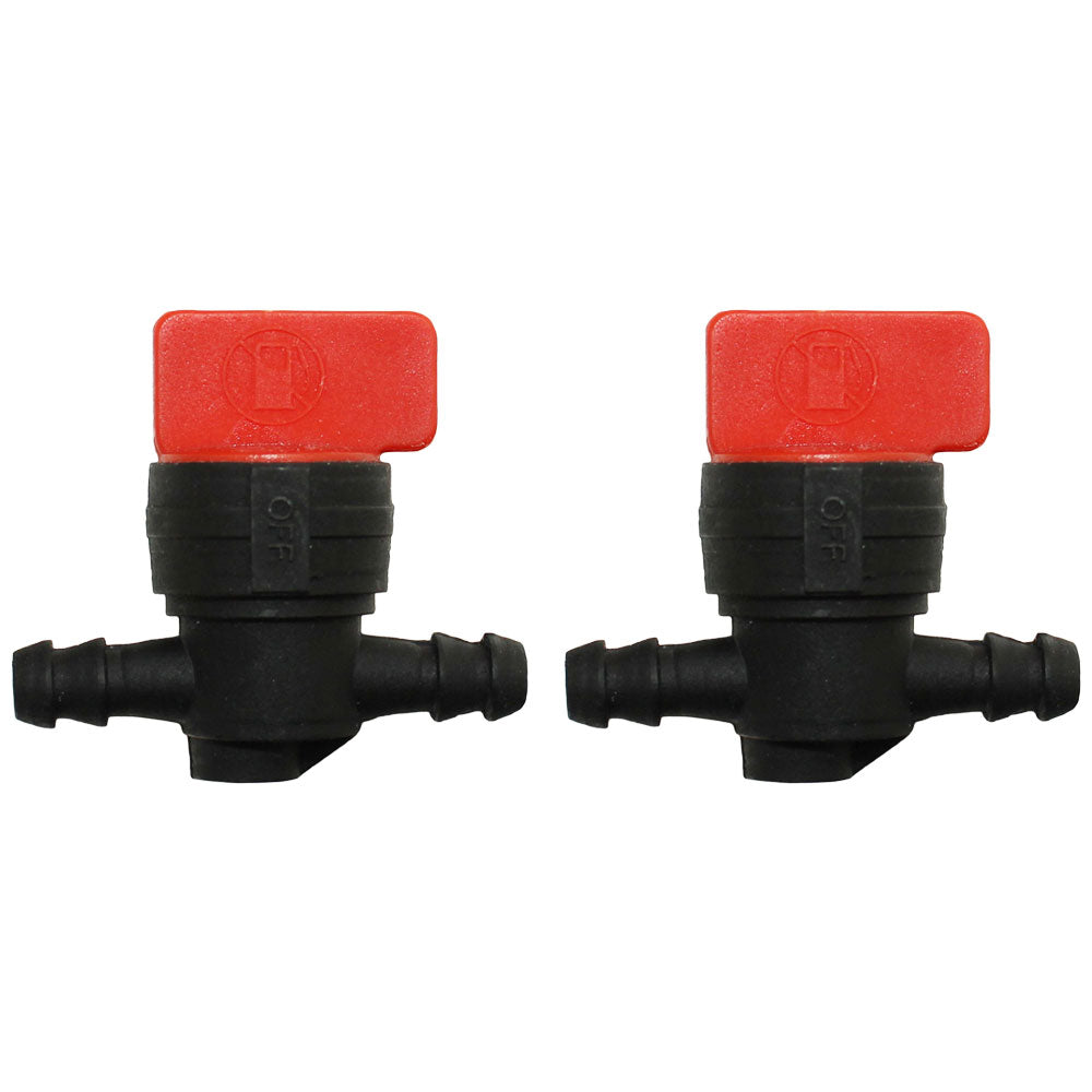 Qty:2  1/4" In-Line Fuel Shut Off Valve
 Fits Briggs & Stratton Replaces 491860