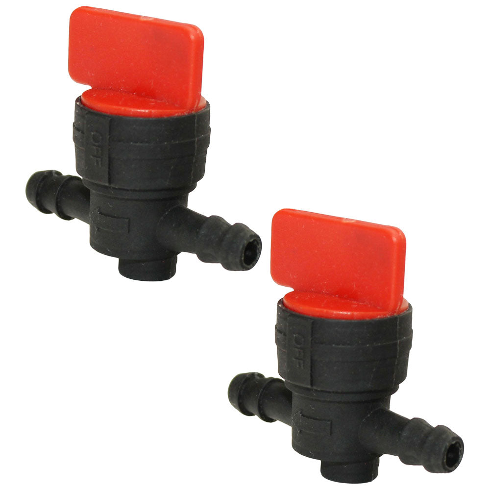 Qty:2  1/4" In-Line Fuel Shut Off Valve
 Fits Briggs & Stratton Replaces 491860