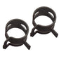 (2) Gas Fuel Petrol Hose Clamp for 1/4" Line