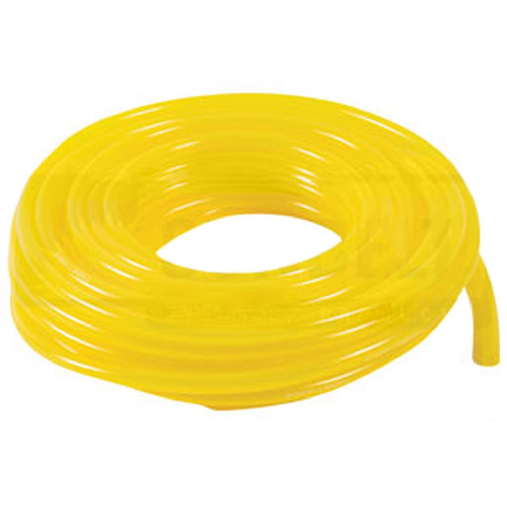 Clear Yellow Fuel Line ID 1/4" ID 1/4" OD 3/8" Ethanol Compatible