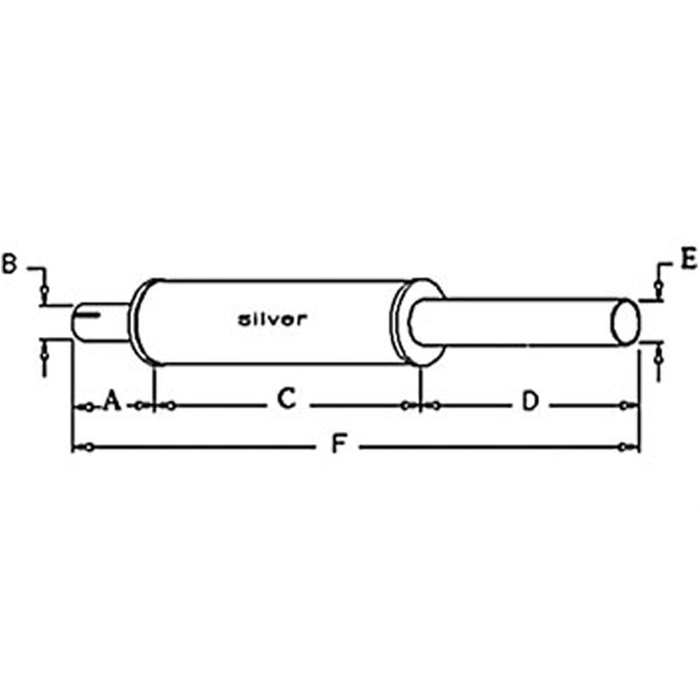 G13032 New Muffler Fits Case-IH Tractor Models 300 430 200B 210B 211B 300B