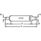 Muffler Fits Case IH G45287 430 530 600 Gas and Diesel Engines