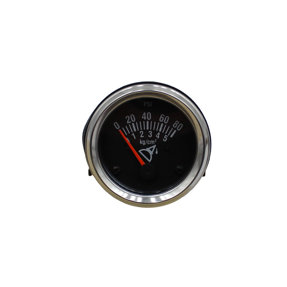 80 lb. Oil Pressure Gauge Fits Ford/New Holland Replaces FAD9273A-BLK