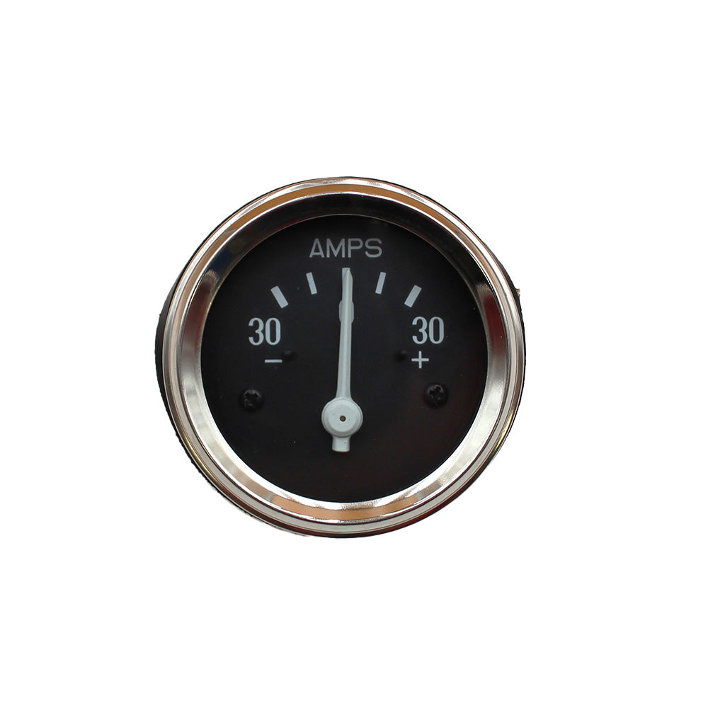 Chrome Amp Meter (30-0-30) Fits Allis Chalmers Replaces 70254407