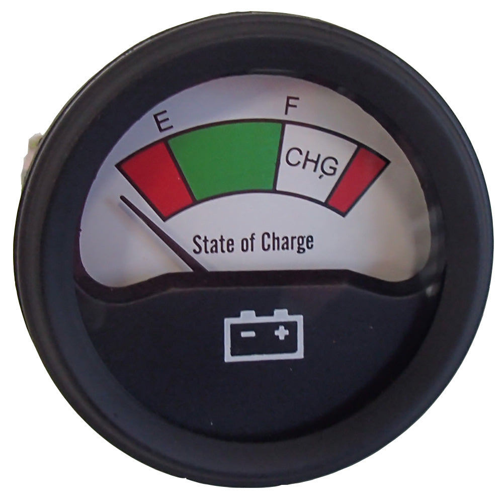 Round 36V Gauge Golf Cart State of Charge Analog 36 Volt Battery Meter Free Ship