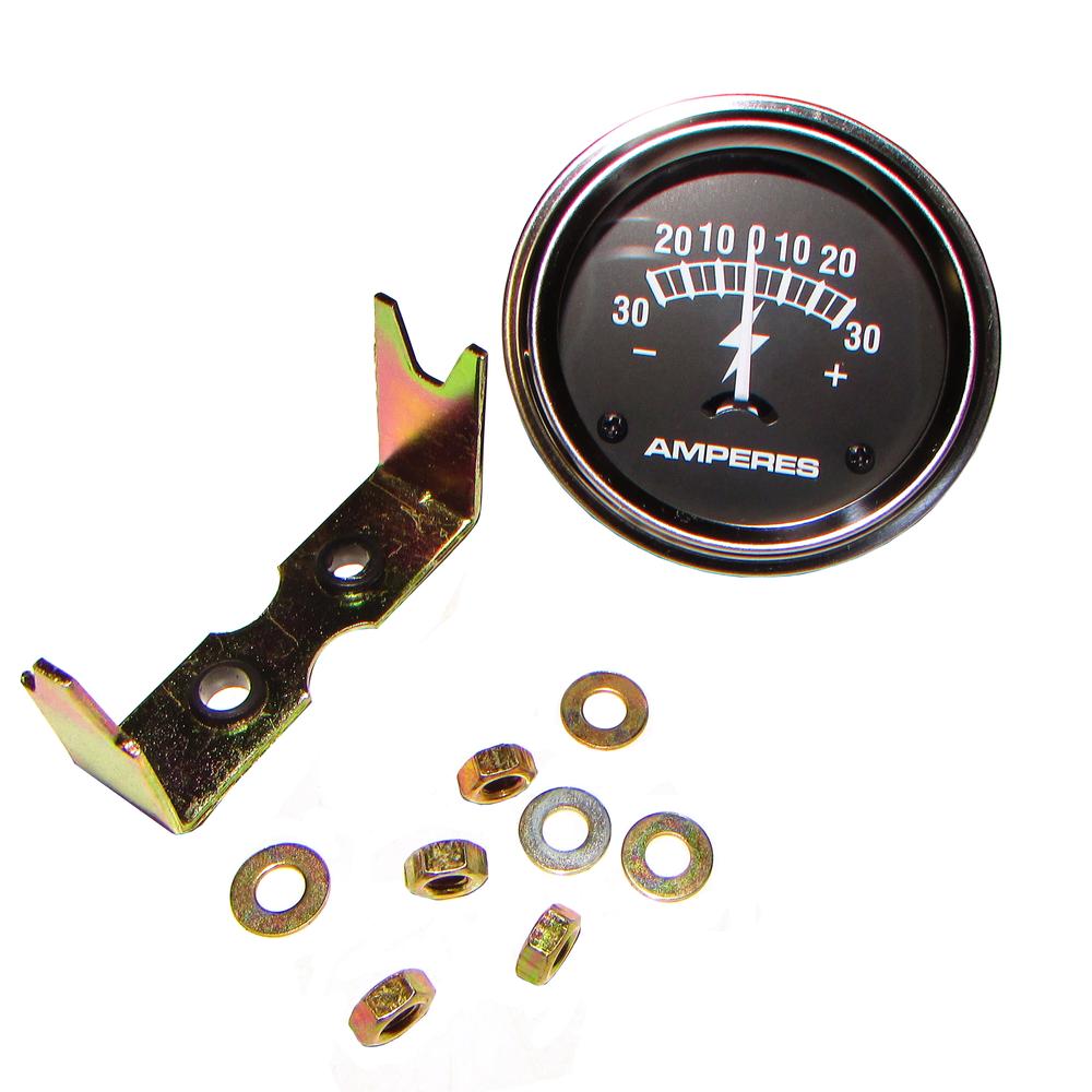Chrome Amp Meter (30-0-30) Fits Massey Ferguson Replaces 1073455M91-GAUGE