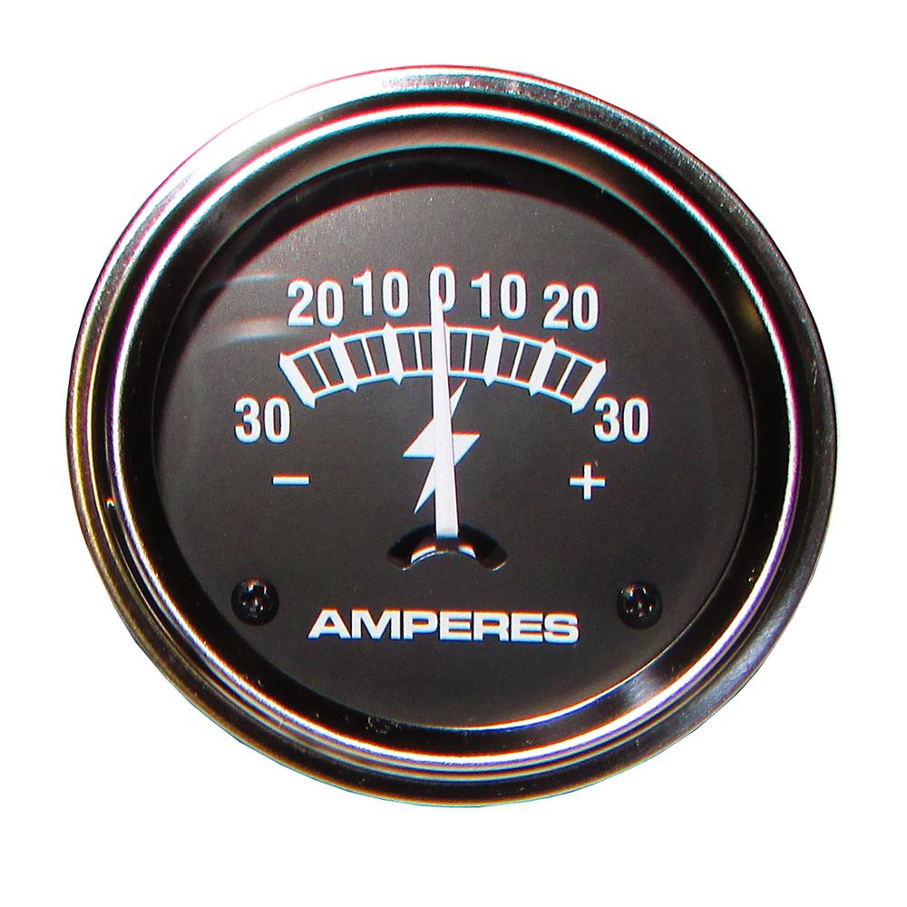 Universal 30 AMP Ammeter Gauge for Various Tractors & Equipment Fits 2" Hole