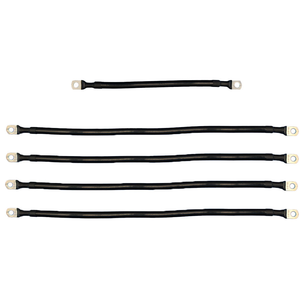 Heavy Duty Battery Cable Set for Ezgo 48 Volt Electric Golf Carts 4 Gauge