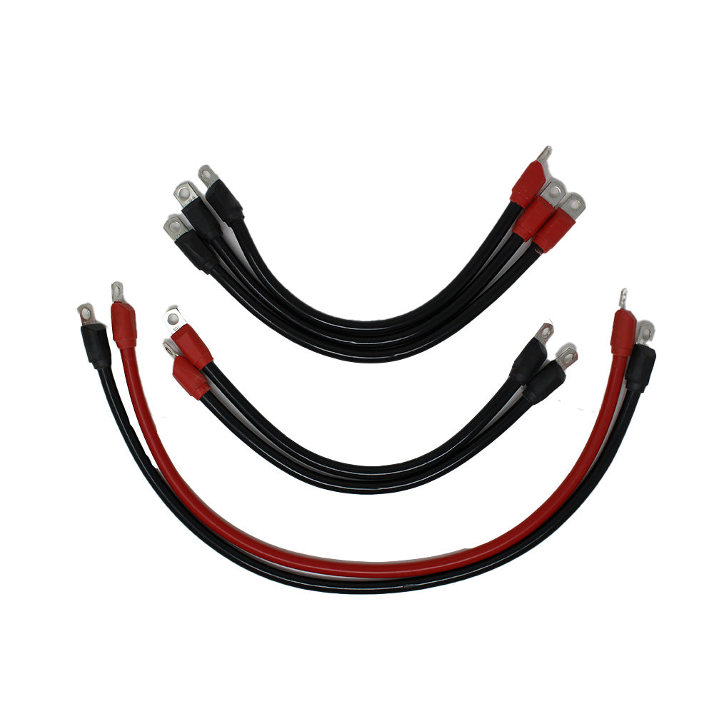 Heavy Duty Battery Cable Set for Club Car DS Golf (48 Volt) 7 Piece Set 4 Gauge