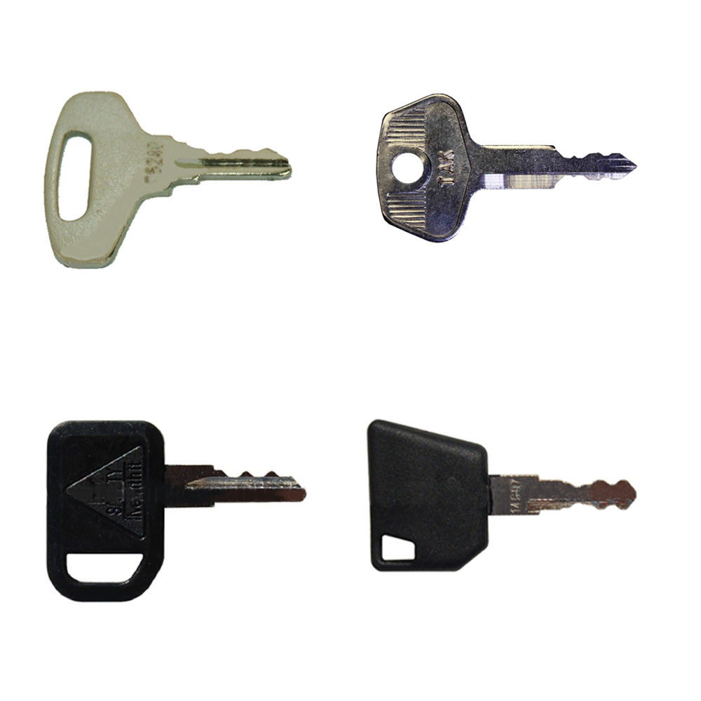 Geer Keys Ignition Key Set (6 Keys) Fits GEHL Heavy Equipment / Construction ...
