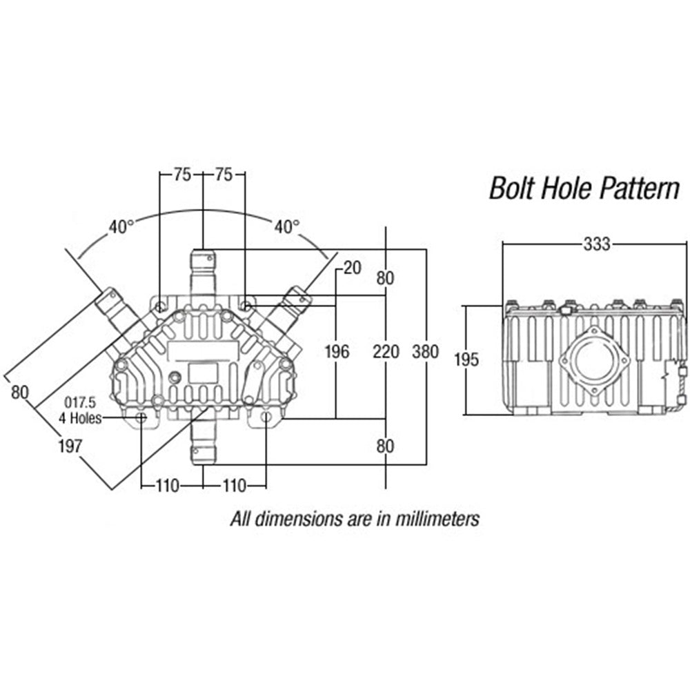 U926580100 Gearbox For Comer Rotary Cutter T-25A 1003687 BW126Q-2 BW280Q-3