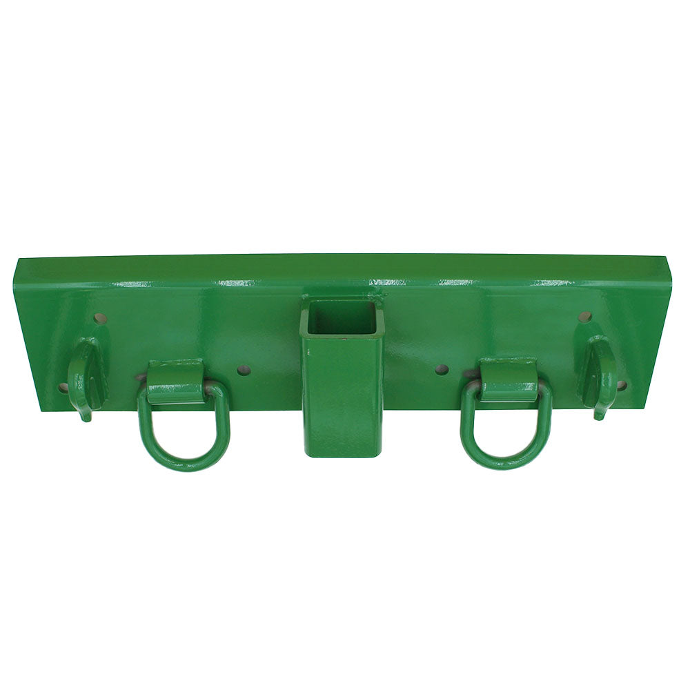 Bolt On Grab Hooks D-rings 2" Receiver Fits John Deere Bucket 4105 4100 4300