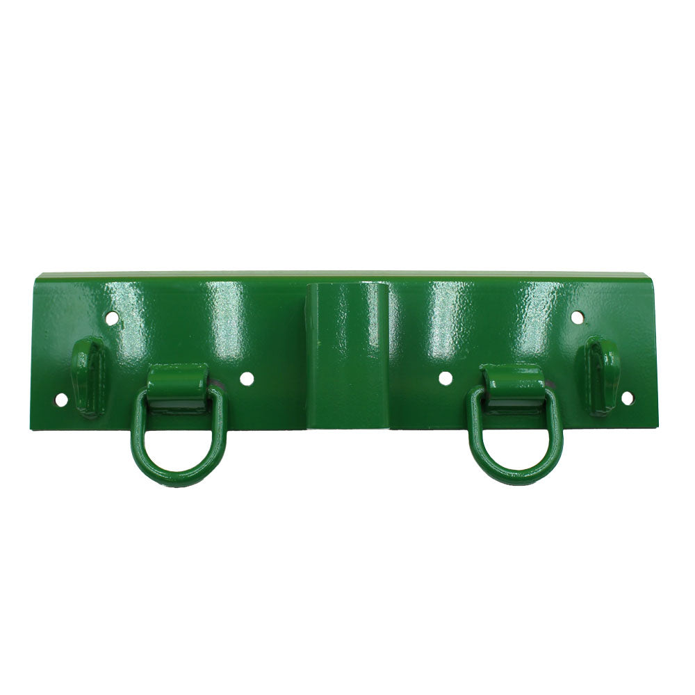 4 Grab Hooks 4 D-Rings and 2" Receiver Fits John Deere Bucket 3120 3520 3720