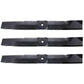 Set of (3) Replacement Mower Blades Fits Grasshopper 61" Replaces: 320244