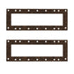 Set of 2 Radiator Gaskets Fits John Deere Replaces B1507R