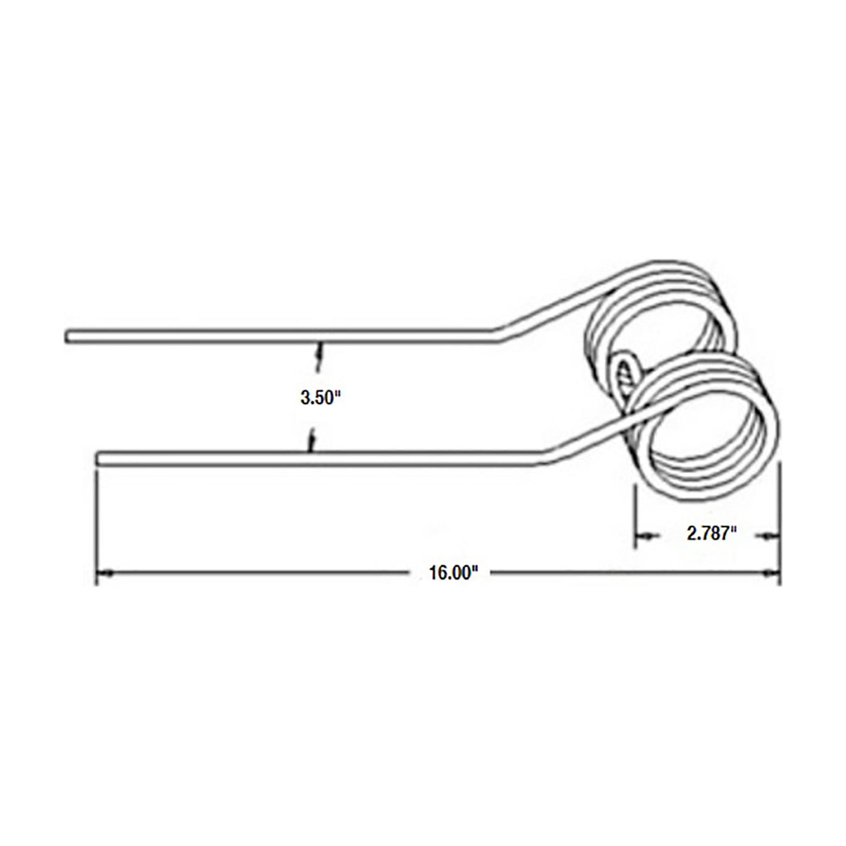 Tedder Tooth Fits Hesston Replaces R18030584