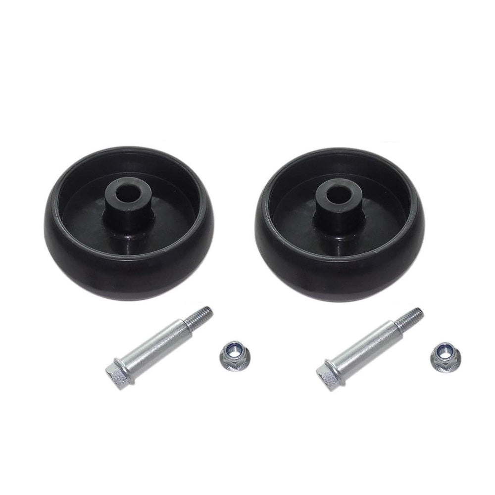 Two Mower Deck Wheels GX10168 Fits John Deere L100 & G100 Series W/ Bolt & Nut