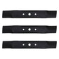 Three New High Lift Blades Fits John Deere 48" L120 L130 Series 50-2141 GY20568
