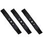 Fits Stens 330-619 3PK Hi Lift Blades for 48 Deck Fits John Deere L120 L130 Lawn