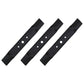 Set of 3 Lawn Mower Blades To Fit Scotts Sabre Fits John Deere 48" GX20250