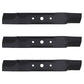 GX20250 GY20568 Three Mower 48 Cut  Blades Fits John Deere L120 L130  91-108 330