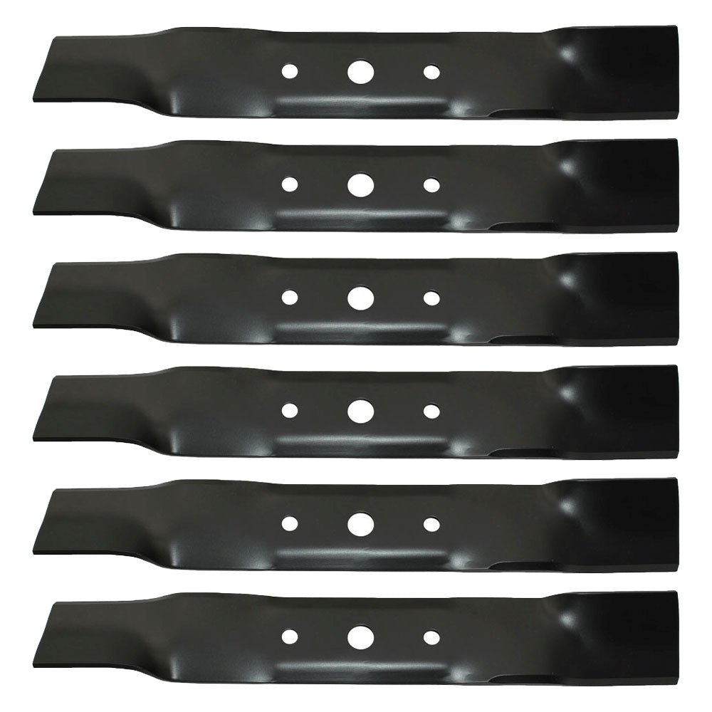 6 Mower Blades Fits John Deere 48 Cut L120 L130 GX20250 GY20568 91-108 330-619