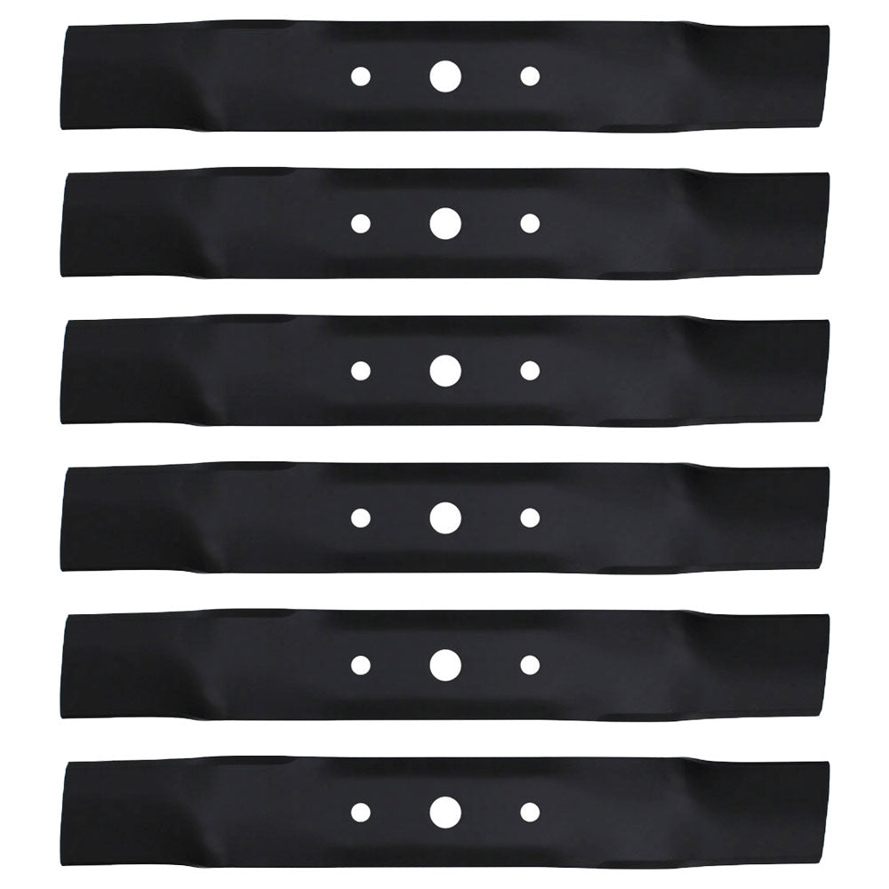 6 Mower Blades Fits John Deere 48 Cut L120 L130 GX20250 GY20568 91-108 330-619
