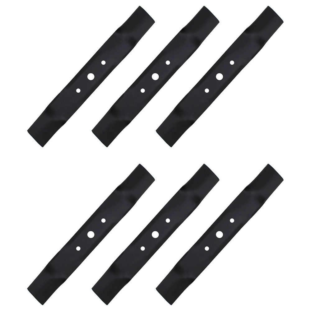 6 Mower Blades Fits John Deere 48 Cut L120 L130 GX20250 GY20568 91-108 330-619
